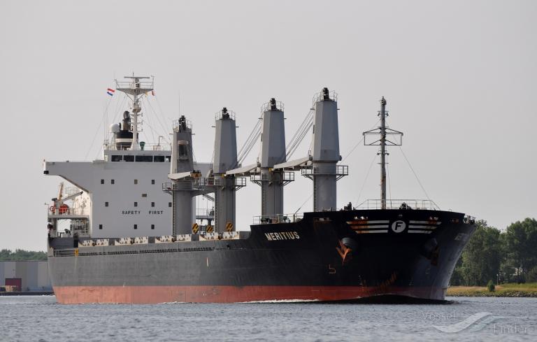 meritius (Bulk Carrier) - IMO 9515632, MMSI 538007384, Call Sign V7FW9 under the flag of Marshall Islands