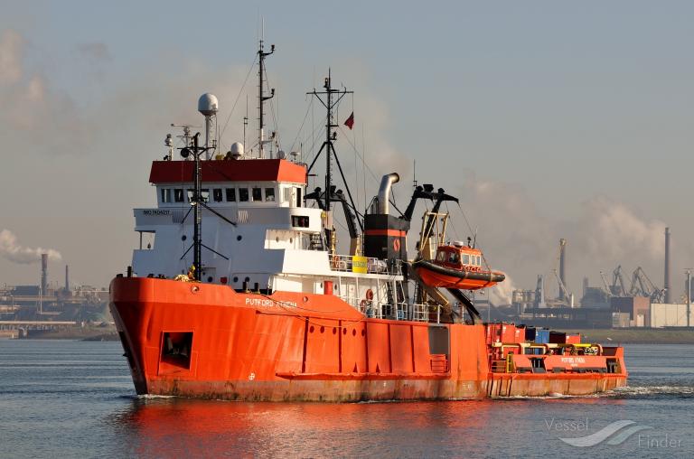 athena (Offshore Tug/Supply Ship) - IMO 7404217, MMSI 621819058, Call Sign J2JP under the flag of Djibouti