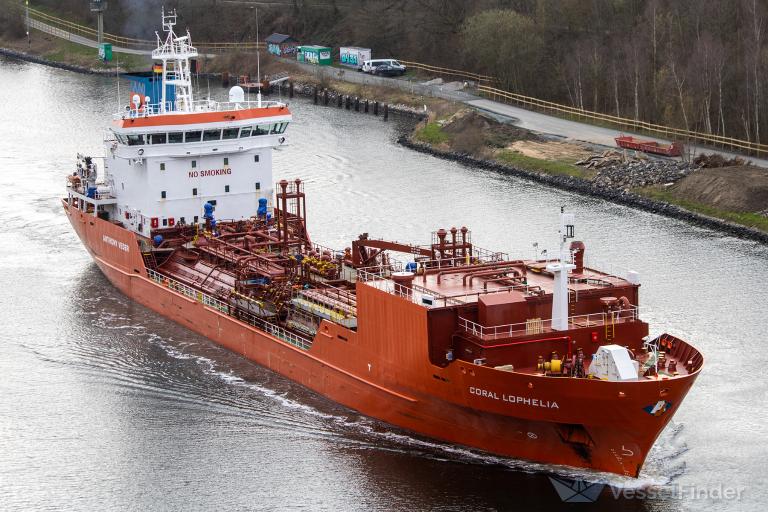 coral lophelia (LPG Tanker) - IMO 9350886, MMSI 636016683, Call Sign D5HG9 under the flag of Liberia