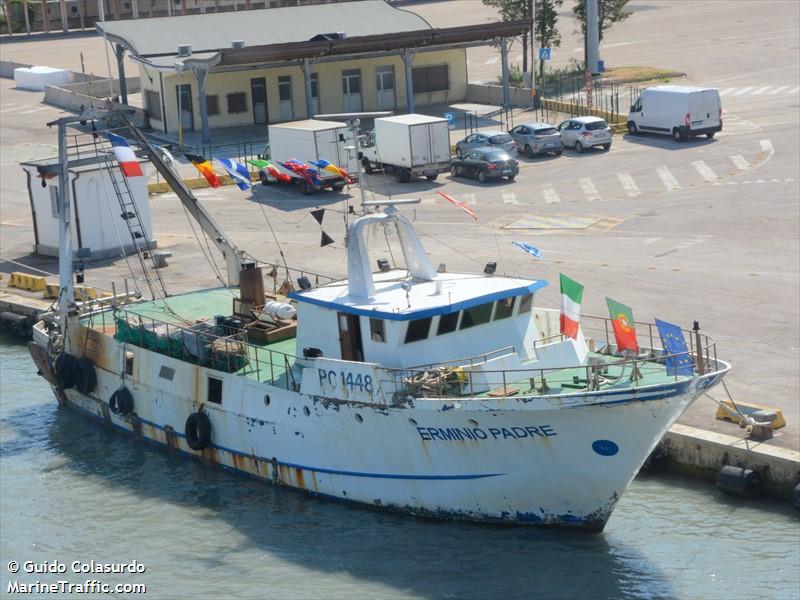 erminio padre (-) - IMO , MMSI 247145660, Call Sign IMNF under the flag of Italy