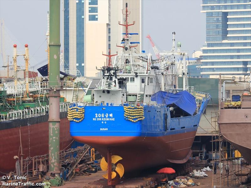 206 geum hae (Fishing Vessel) - IMO 8921353, MMSI 441272000, Call Sign 6KSJ under the flag of Korea