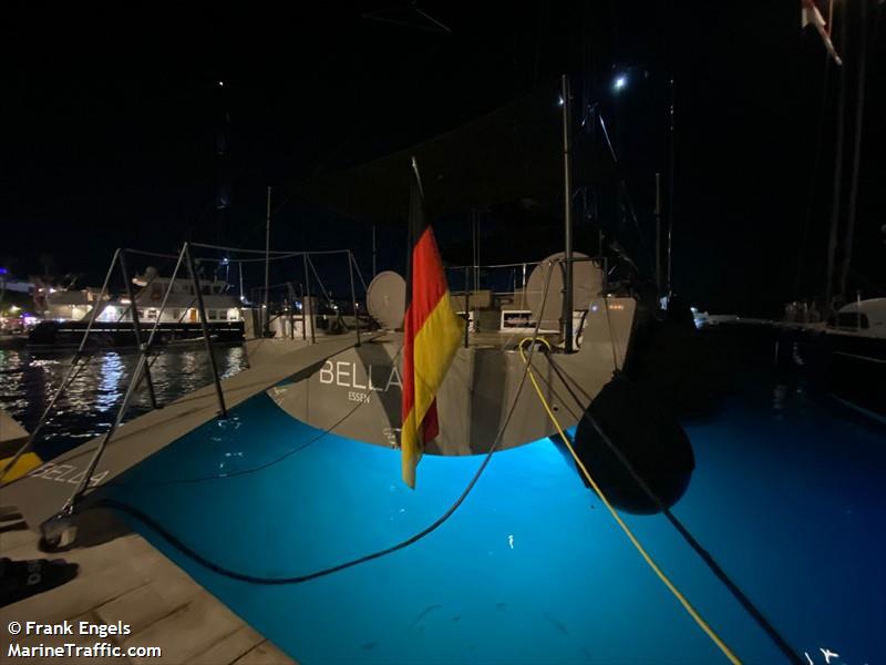 sy bella (-) - IMO , MMSI 211812060, Call Sign DKGQ2 under the flag of Germany