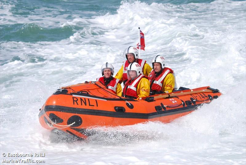 rnli lifeboat d-744 (-) - IMO , MMSI 235096966 under the flag of United Kingdom (UK)