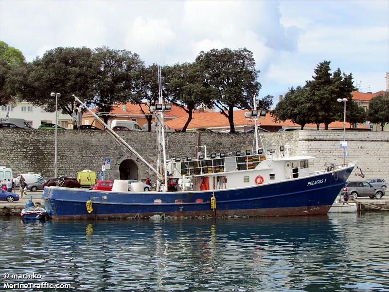 pelagos i (Fishing Vessel) - IMO 9242821, MMSI 238892340, Call Sign 9AA6197 under the flag of Croatia