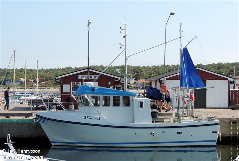 robusta (-) - IMO , MMSI 265621230, Call Sign SFC8702 under the flag of Sweden