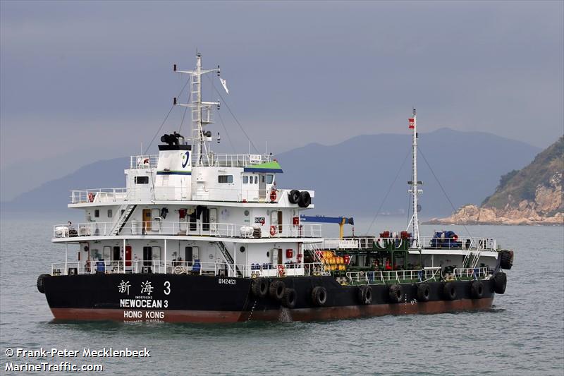 newocean 3 (Bunkering Tanker) - IMO 9780342, MMSI 477995786, Call Sign VRS5112 under the flag of Hong Kong
