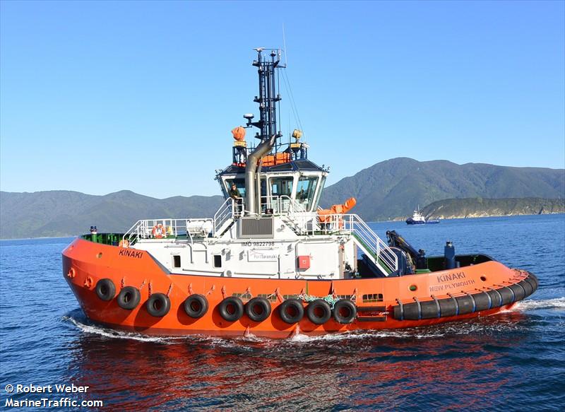 kinaki (Tug) - IMO 9822798, MMSI 512007127, Call Sign ZMX6200 under the flag of New Zealand