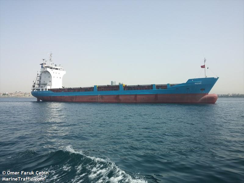 nizar (General Cargo Ship) - IMO 8324751, MMSI 667001460, Call Sign 9LU2263 under the flag of Sierra Leone