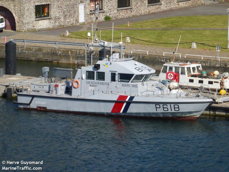 p618 escaut (-) - IMO , MMSI 228817300, Call Sign FBSC under the flag of France