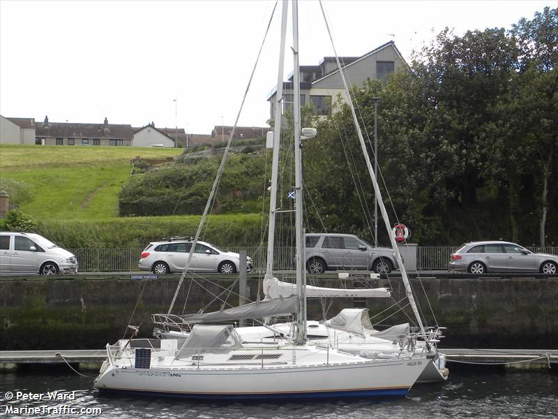 sv belle ile (-) - IMO , MMSI 235066595 under the flag of United Kingdom (UK)