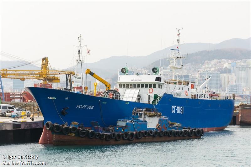 kolguev (Fishing Vessel) - IMO 9047984, MMSI 273397860, Call Sign UFKJ under the flag of Russia