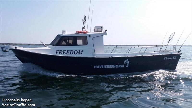 freedom (-) - IMO , MMSI 244890259, Call Sign PC3467 under the flag of Netherlands