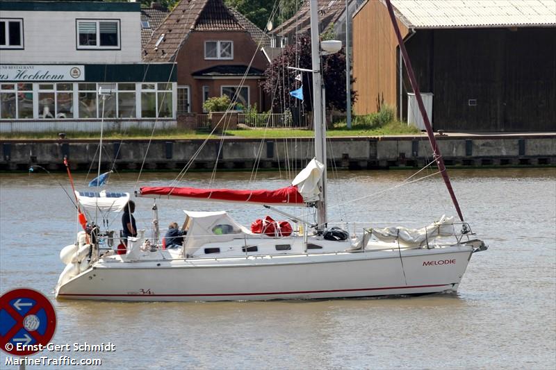 melodie (-) - IMO , MMSI 211166500, Call Sign DD4190 under the flag of Germany