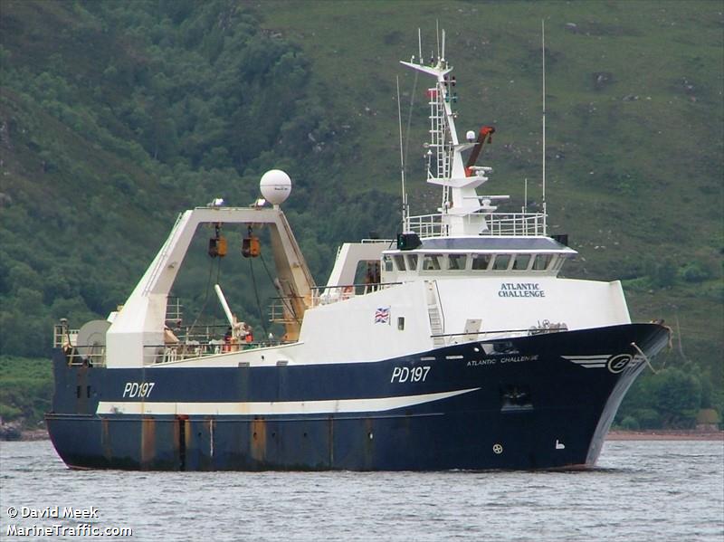 atlantic challenge (Fishing Vessel) - IMO 9169586, MMSI 232746000, Call Sign MYCC9 under the flag of United Kingdom (UK)