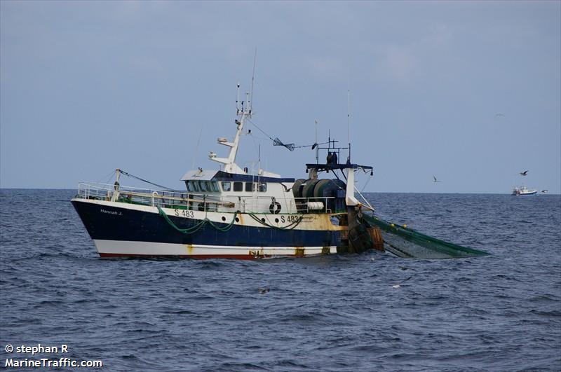hannah j (Fishing Vessel) - IMO 9068598, MMSI 250000608, Call Sign EI8715 under the flag of Ireland