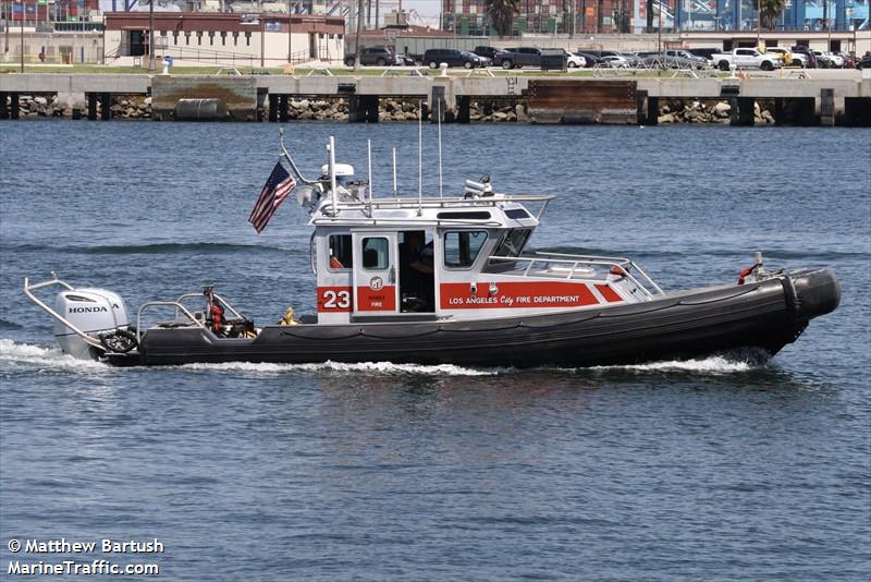 lafd fast boat (-) - IMO , MMSI 368057770, Call Sign WDK4691 under the flag of United States (USA)