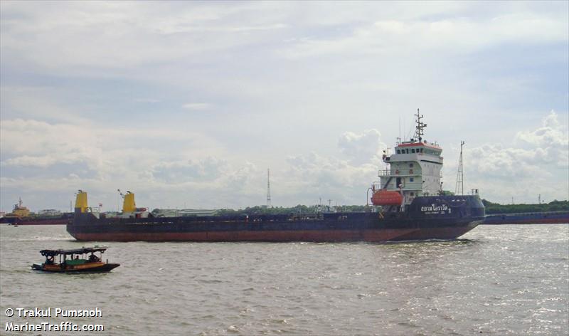 siam airawat 1 (Deck Cargo Ship) - IMO 9382011, MMSI 567067300, Call Sign HSB5786 under the flag of Thailand