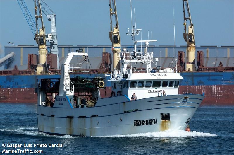 faro de ons (Fishing Vessel) - IMO 8735247, MMSI 224051950 under the flag of Spain