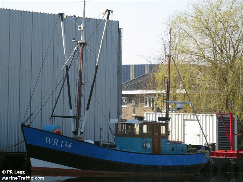 wr134 de tijd (-) - IMO , MMSI 244164845, Call Sign PC7672 under the flag of Netherlands