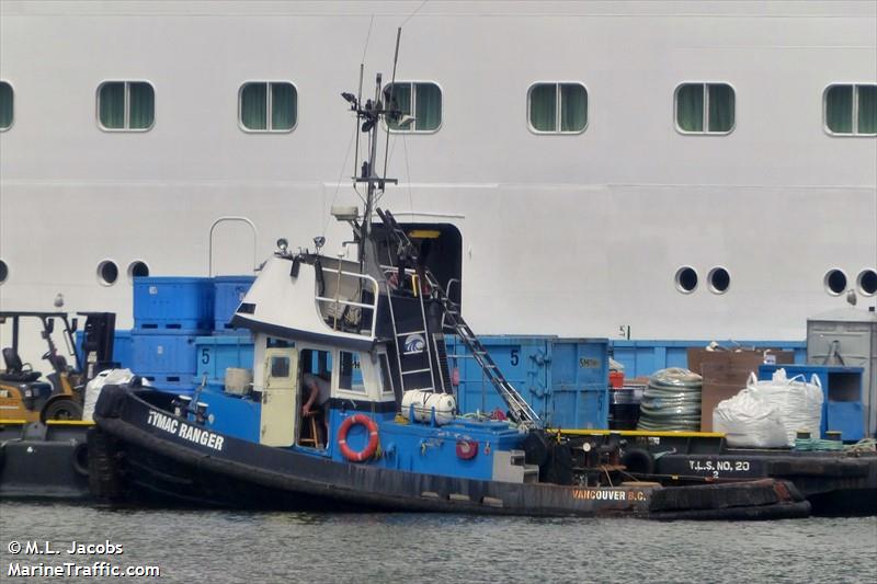 tymac ranger (-) - IMO , MMSI 316002623 under the flag of Canada