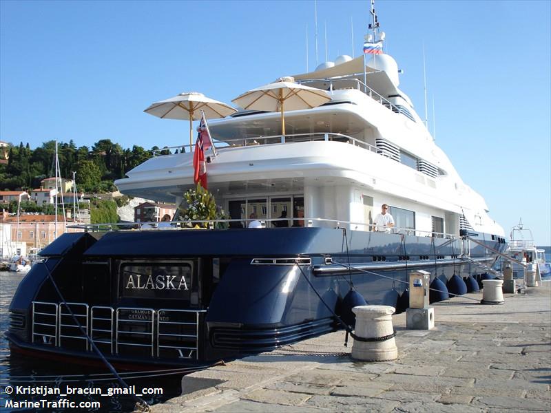 alaska (Yacht) - IMO 8982228, MMSI 319069000, Call Sign ZCNH8 under the flag of Cayman Islands