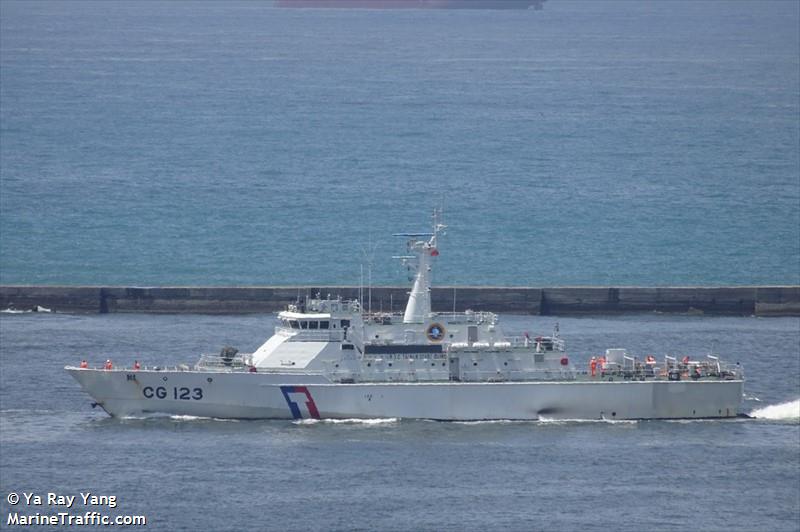 cg-123 (-) - IMO , MMSI 416215700, Call Sign SSD under the flag of Taiwan