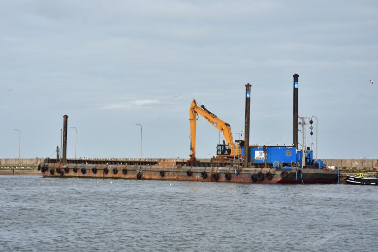 aarsleff barge 104 (-) - IMO , MMSI 219003121, Call Sign OU8288 under the flag of Denmark