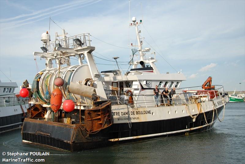 notre dame boulogne (Fishing Vessel) - IMO 8979350, MMSI 227142900, Call Sign FUJG under the flag of France