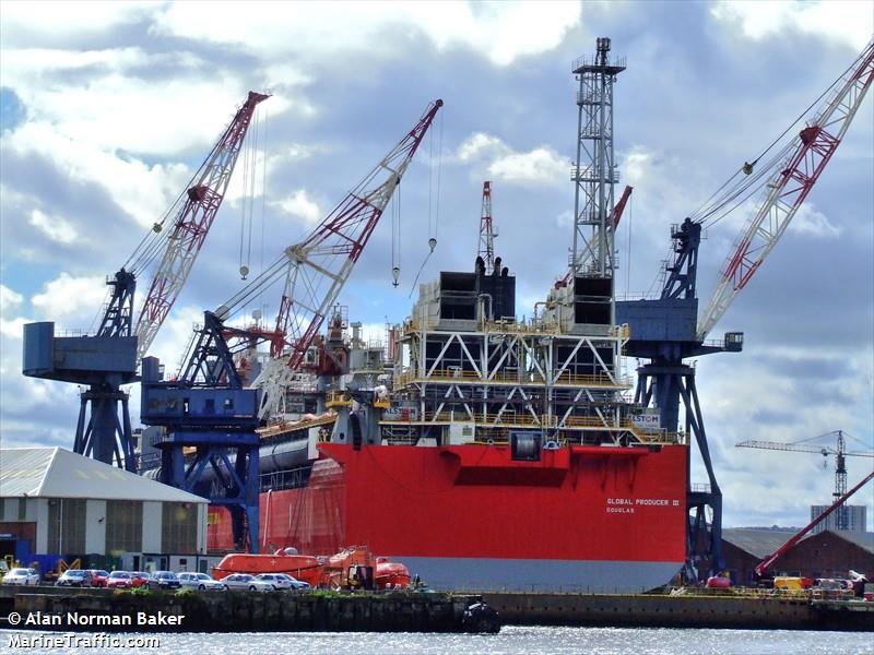 global producer 3 (Offshore Support Vessel) - IMO 9183245, MMSI 235107000, Call Sign ZQSD5 under the flag of United Kingdom (UK)