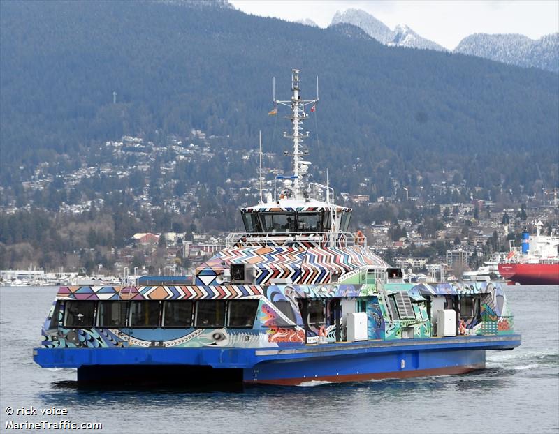 burrard chinook (Passenger Ship) - IMO 9834959, MMSI 316042365, Call Sign CFA3218 under the flag of Canada