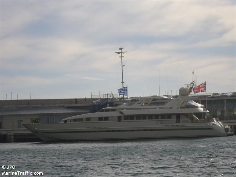 meridiana (Yacht) - IMO 1003504, MMSI 319565000, Call Sign ZCFR8 under the flag of Cayman Islands