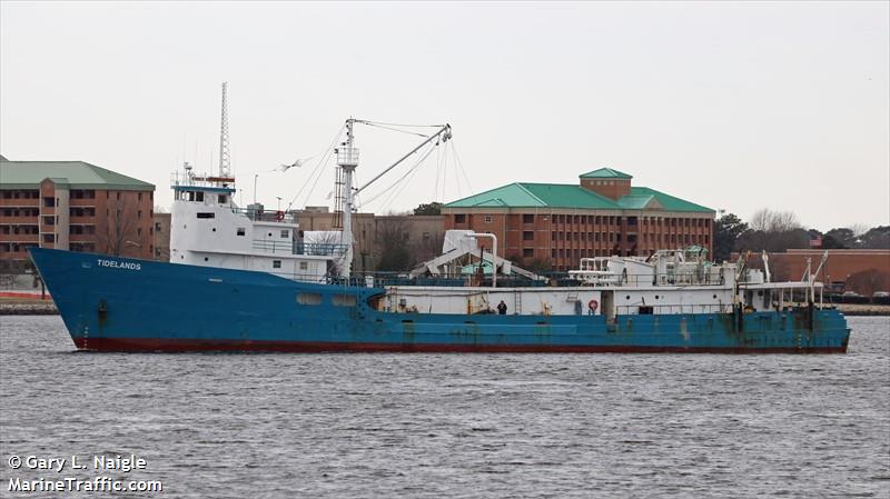tidelands (Fishing Vessel) - IMO 7309443, MMSI 367108820, Call Sign WX5026 under the flag of United States (USA)