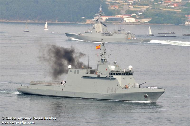nato warship (-) - IMO , MMSI 224393420 under the flag of Spain