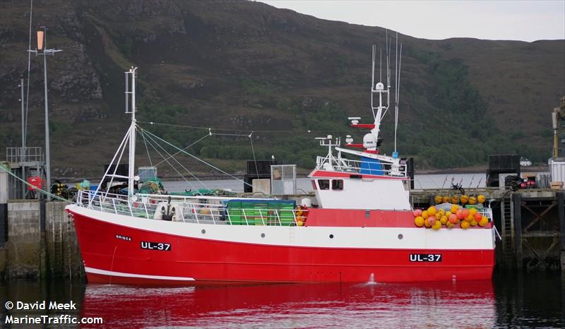 brisca (Fishing Vessel) - IMO 8701026, MMSI 232005120, Call Sign MJDW2 under the flag of United Kingdom (UK)