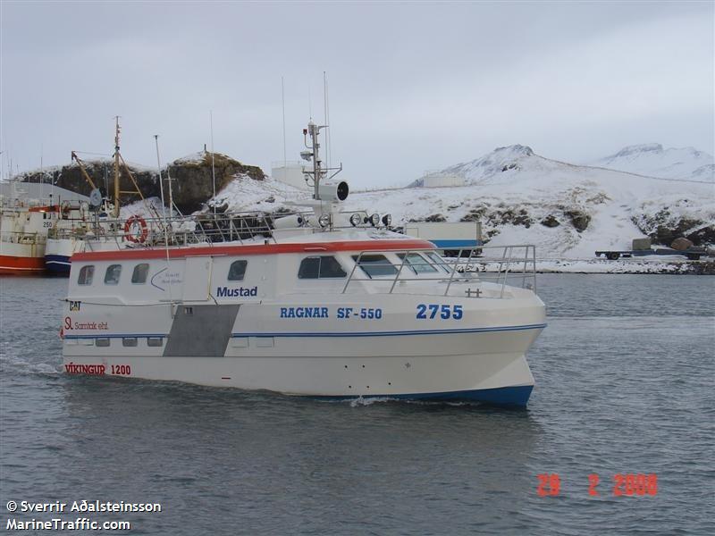 jon asbjornsson (-) - IMO , MMSI 251253110, Call Sign 2755 under the flag of Iceland