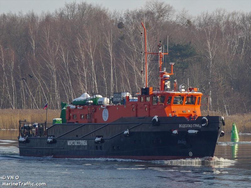 vodolaz gritsay (-) - IMO , MMSI 273350450, Call Sign UBEI9 under the flag of Russia