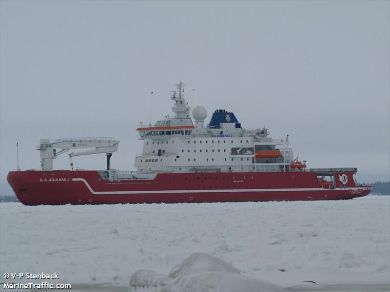 s.a. agulhas ii (Research Vessel) - IMO 9577135, MMSI 601986000, Call Sign ZSNO under the flag of South Africa