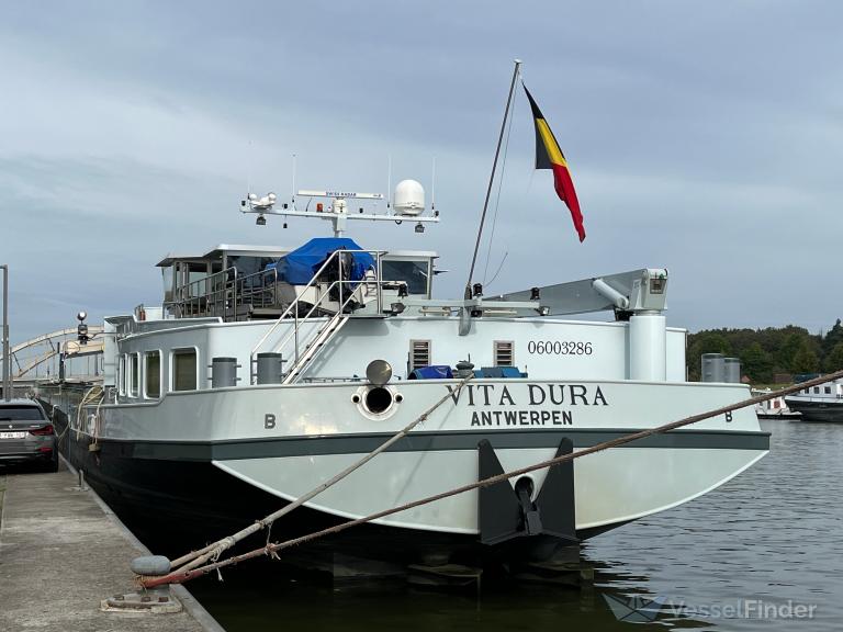 vita dura (Cargo ship) - IMO , MMSI 205303490, Call Sign OT3034 under the flag of Belgium