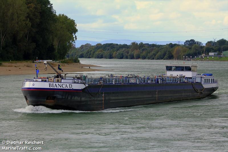 bianca d (Tanker) - IMO , MMSI 211513350, Call Sign DF6434 under the flag of Germany