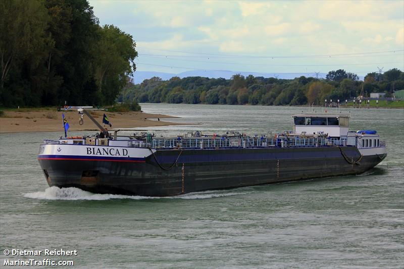 bianca d (Tanker (HAZ-C)) - IMO , MMSI 211513350, Call Sign DF6434 under the flag of Germany