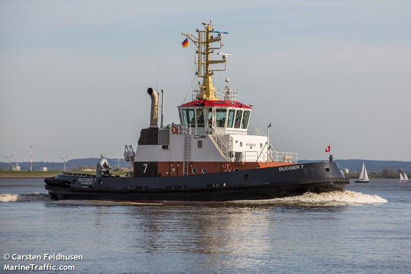 bugsier 7 (Tug) - IMO 9693252, MMSI 211625350, Call Sign DIIH2 under the flag of Germany