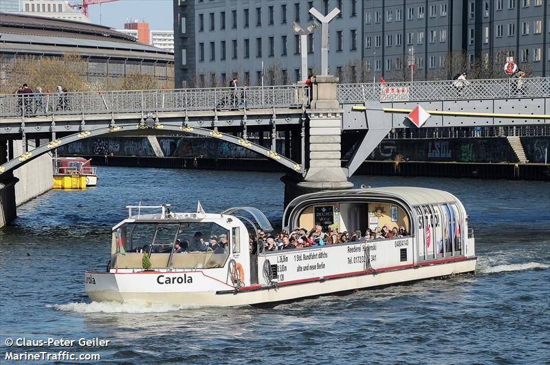 carola (Passenger ship) - IMO , MMSI 211755630, Call Sign DD2450 under the flag of Germany