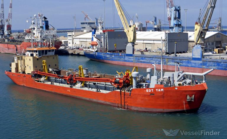 edt yam (Hopper Dredger) - IMO 8120583, MMSI 212212000, Call Sign 5BWL3 under the flag of Cyprus