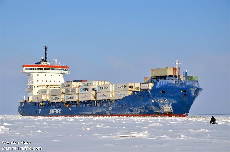 elbblue (Container Ship) - IMO 9504059, MMSI 212787000, Call Sign 5BVX4 under the flag of Cyprus