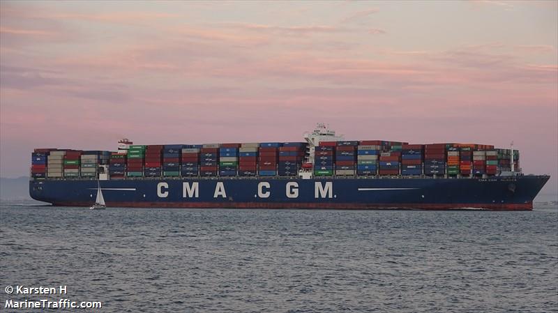 cma cgm alaska (Container Ship) - IMO 9469572, MMSI 215577000, Call Sign 9HA5189 under the flag of Malta
