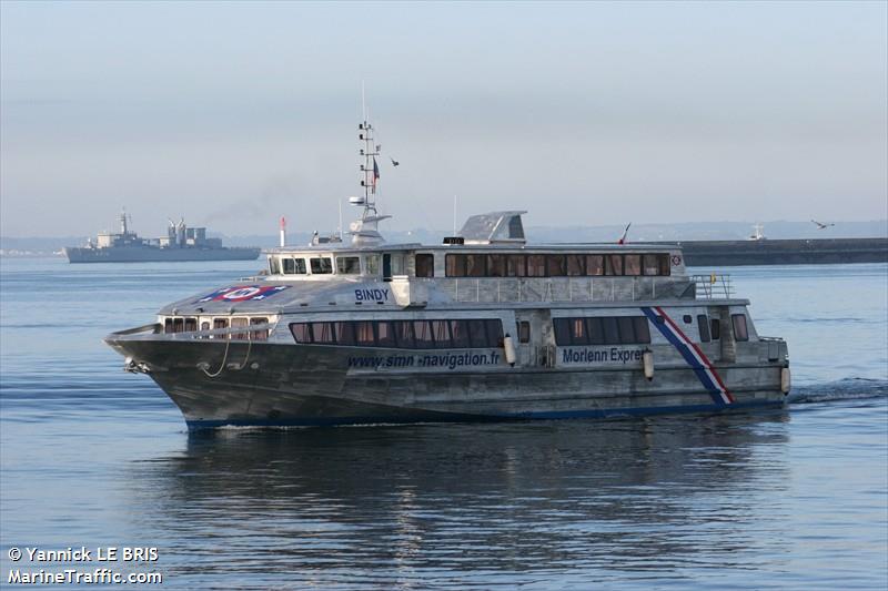 bindy (Passenger ship) - IMO , MMSI 227574030, Call Sign FGD5860 under the flag of France