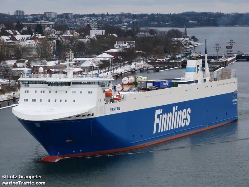 finntide (Ro-Ro Cargo Ship) - IMO 9468920, MMSI 230631000, Call Sign OJPS under the flag of Finland