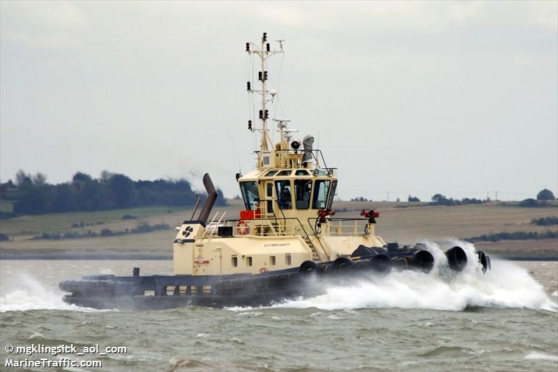 svitzer harty (Tug) - IMO 9366861, MMSI 235032474, Call Sign MLES7 under the flag of United Kingdom (UK)