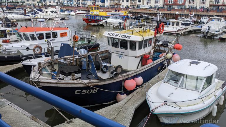 becci of ladram (Fishing vessel) - IMO , MMSI 235118117, Call Sign 2JQO4 under the flag of United Kingdom (UK)