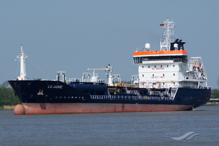 ls jamie (Chemical/Oil Products Tanker) - IMO 9418937, MMSI 236507000, Call Sign ZDJB7 under the flag of Gibraltar